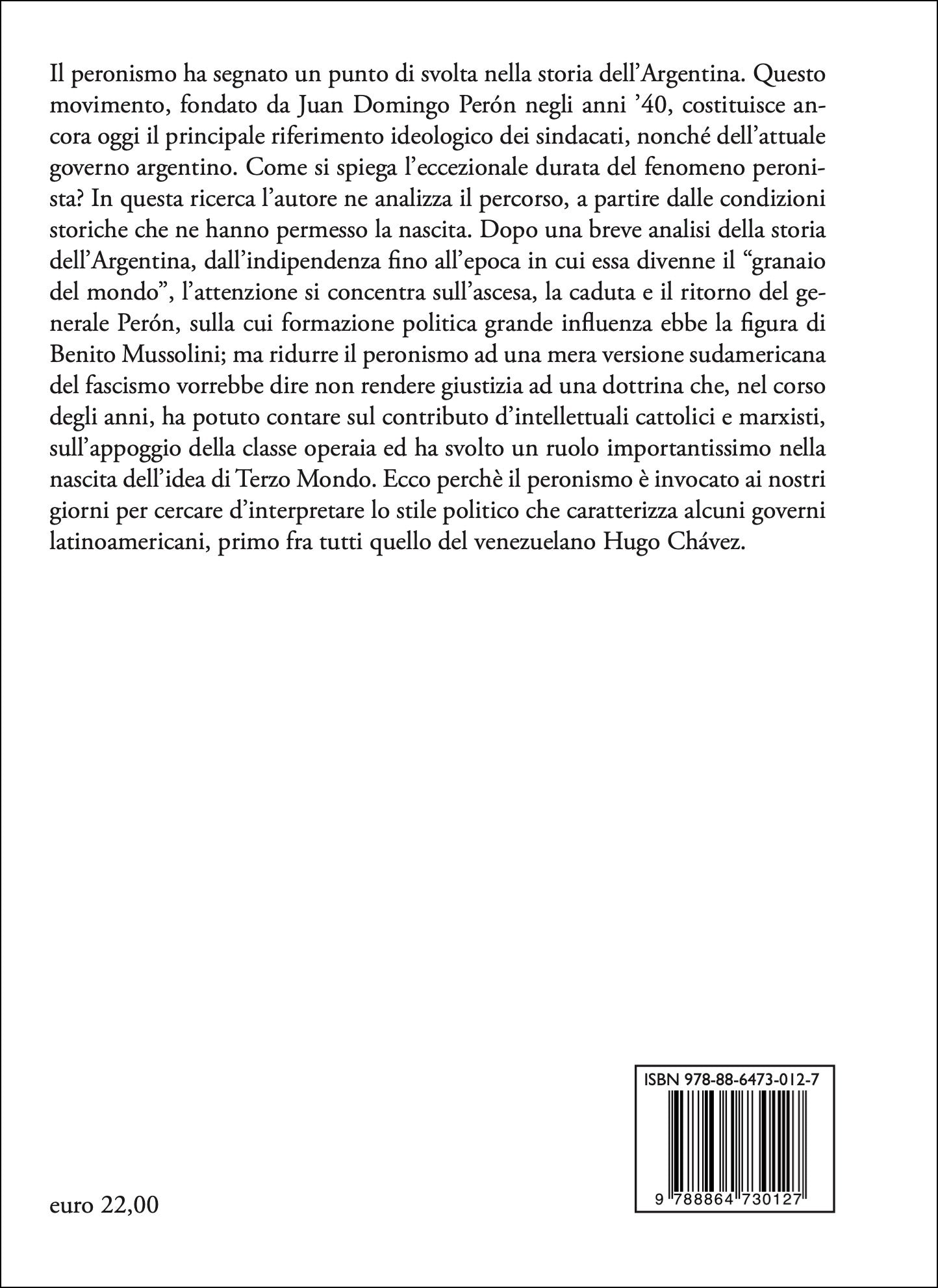 Il Peronismo. La democrazia totalitaria in Argentina