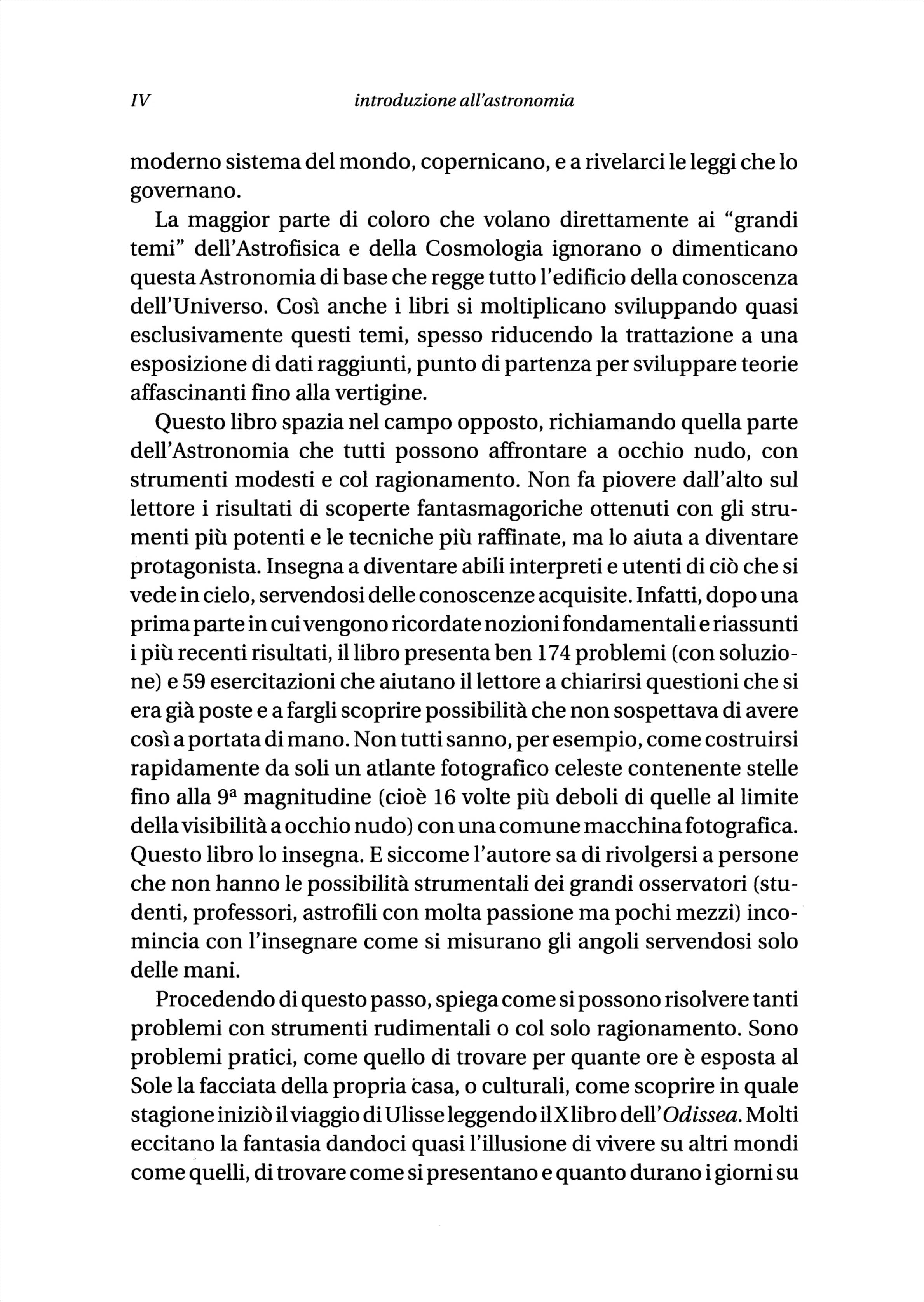 Introduzione all' astronomia. Esercitazioni e problemi per lo studio dei fenomeni celesti