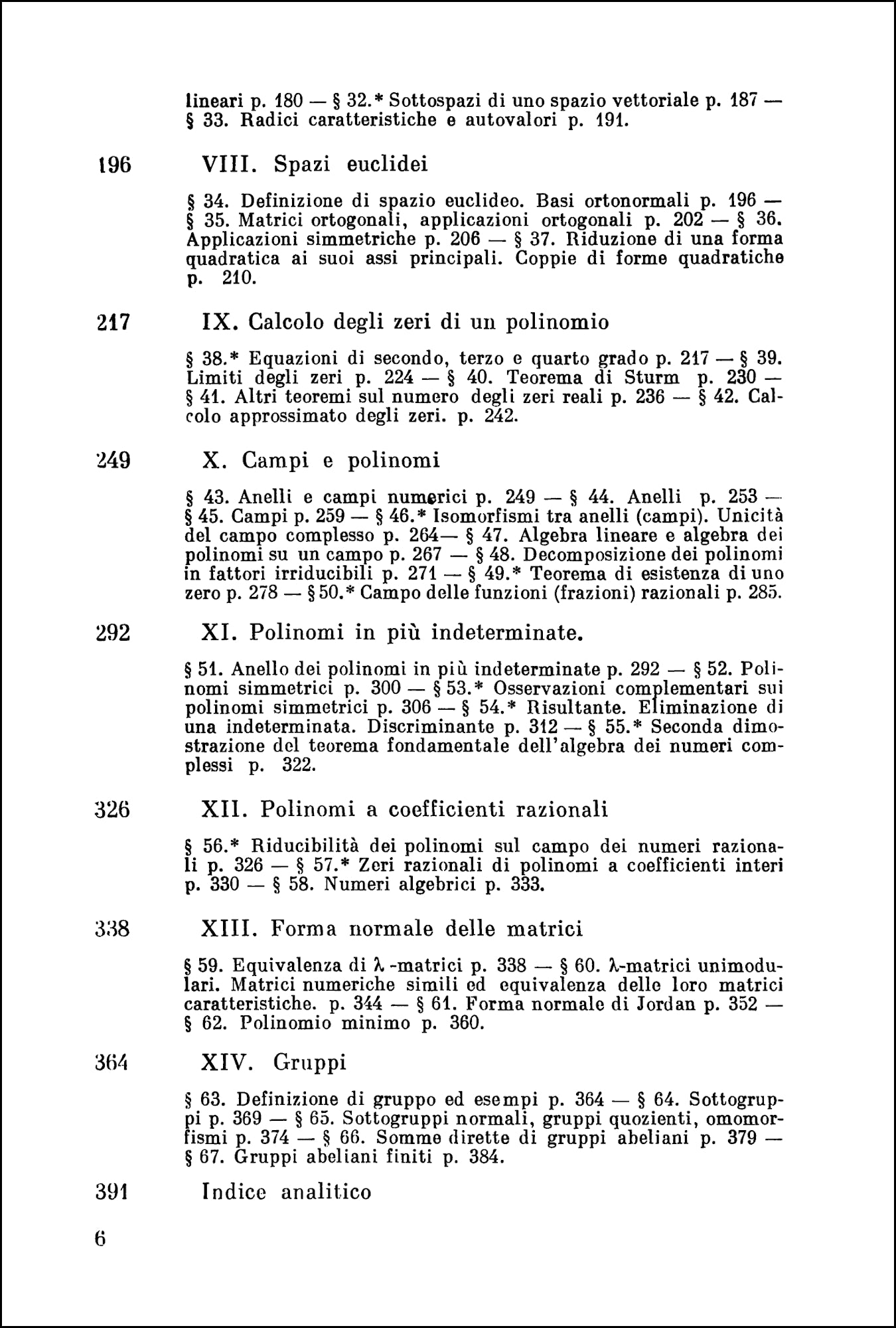 Corso di algebra superiore