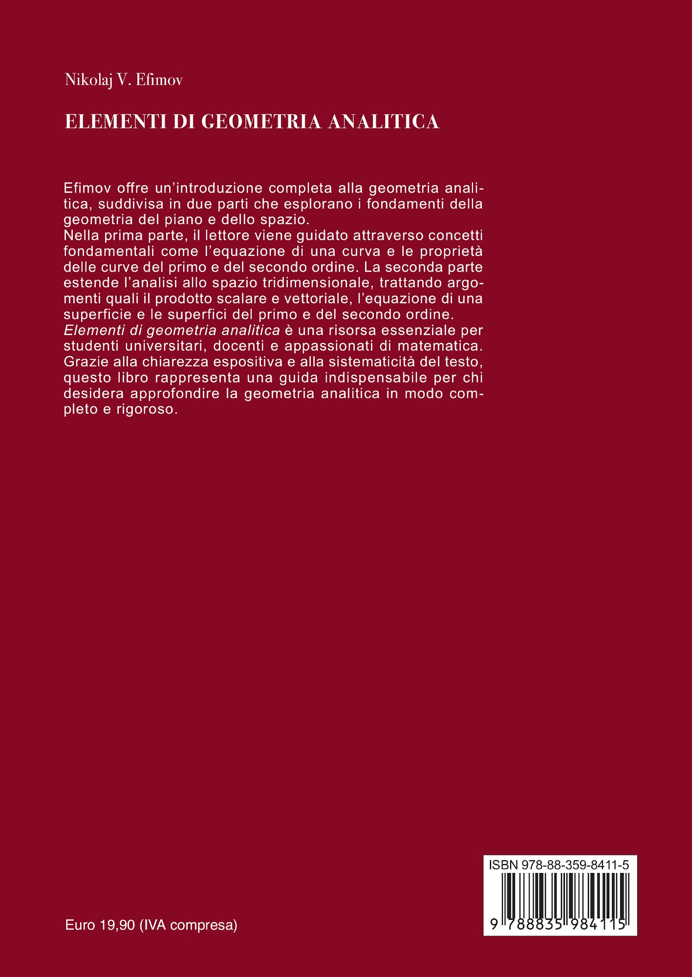 Elementi di geometria analitica