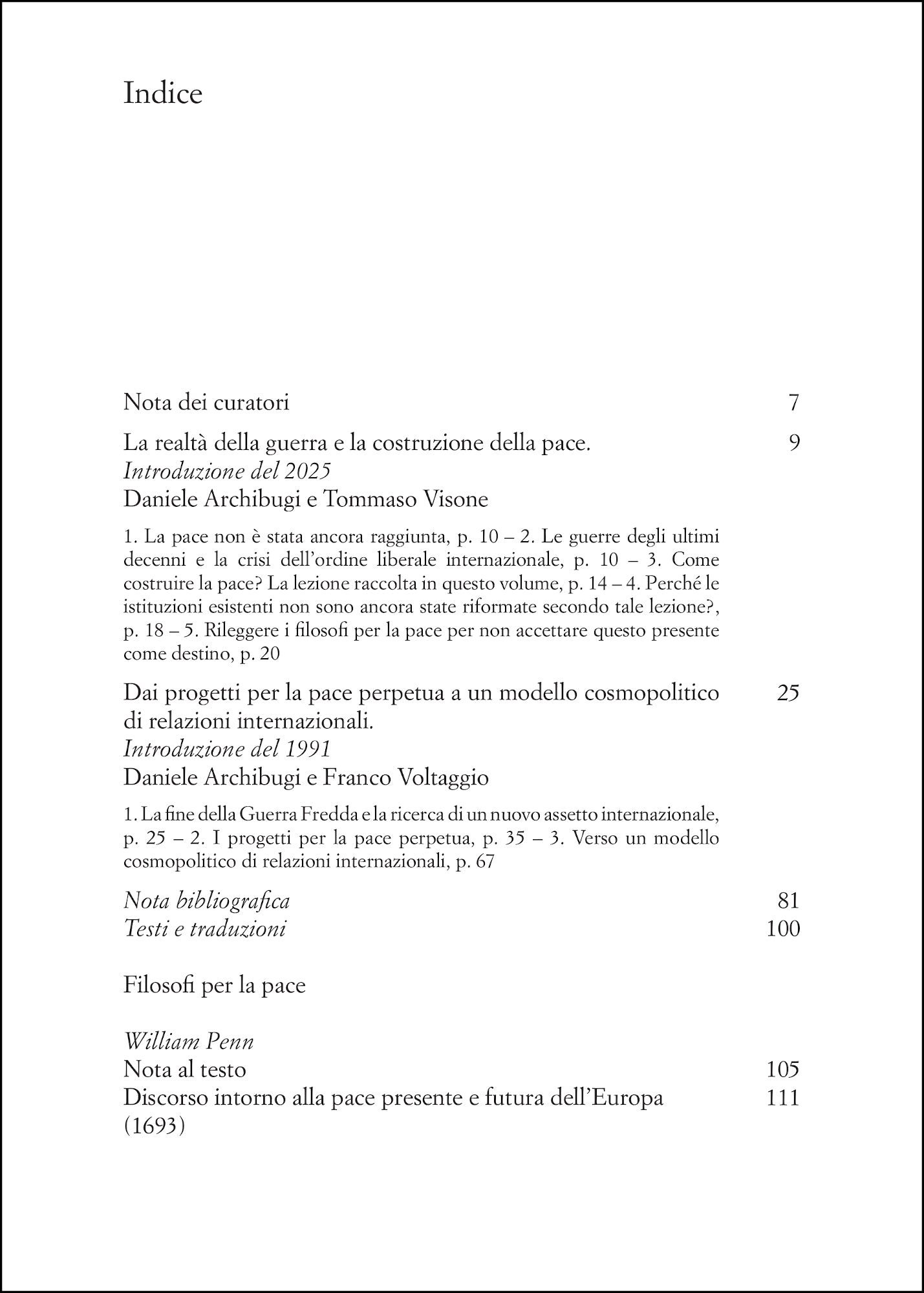 Filosofi per la pace
