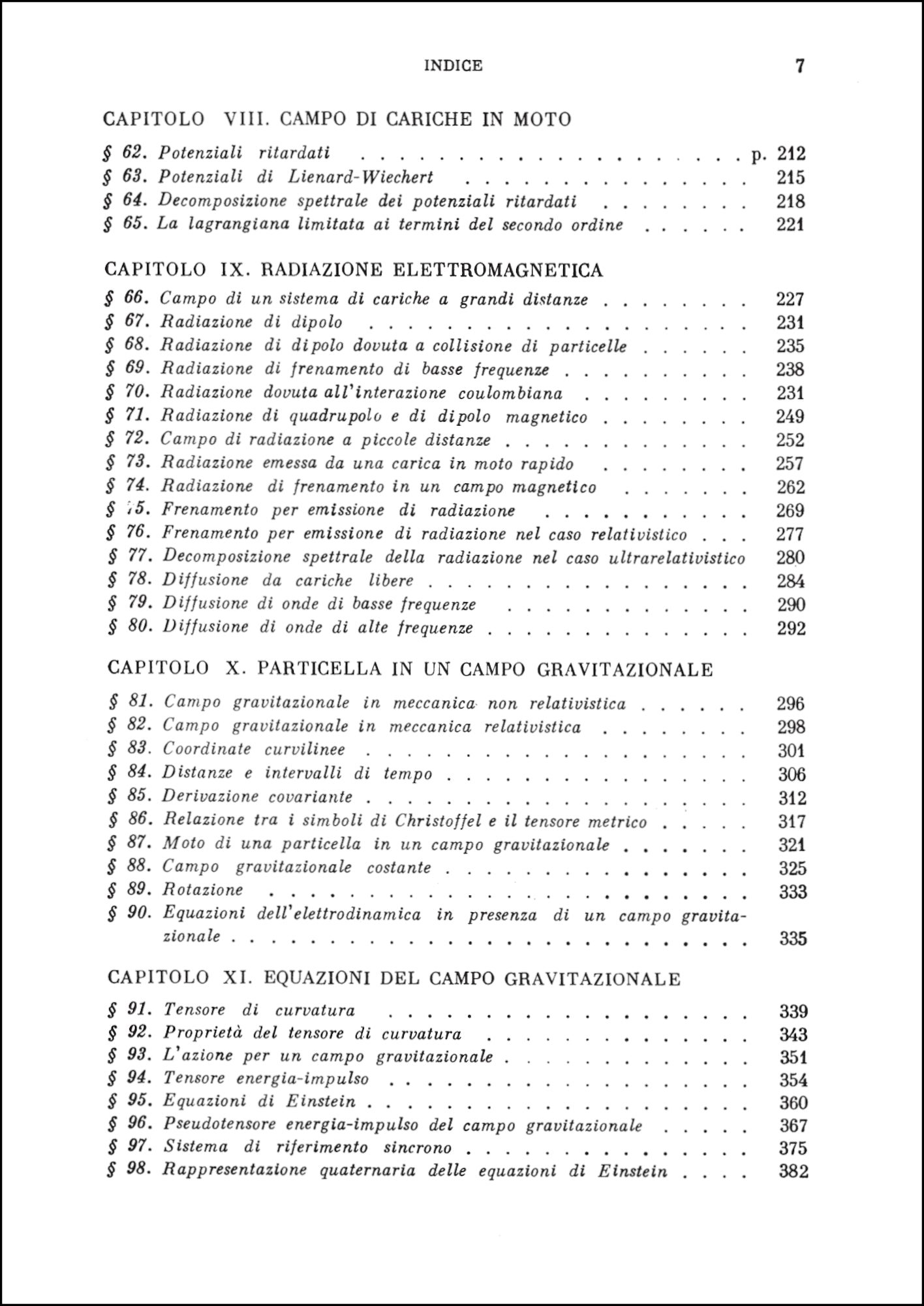 Fisica Teorica 2 - Teoria dei campi