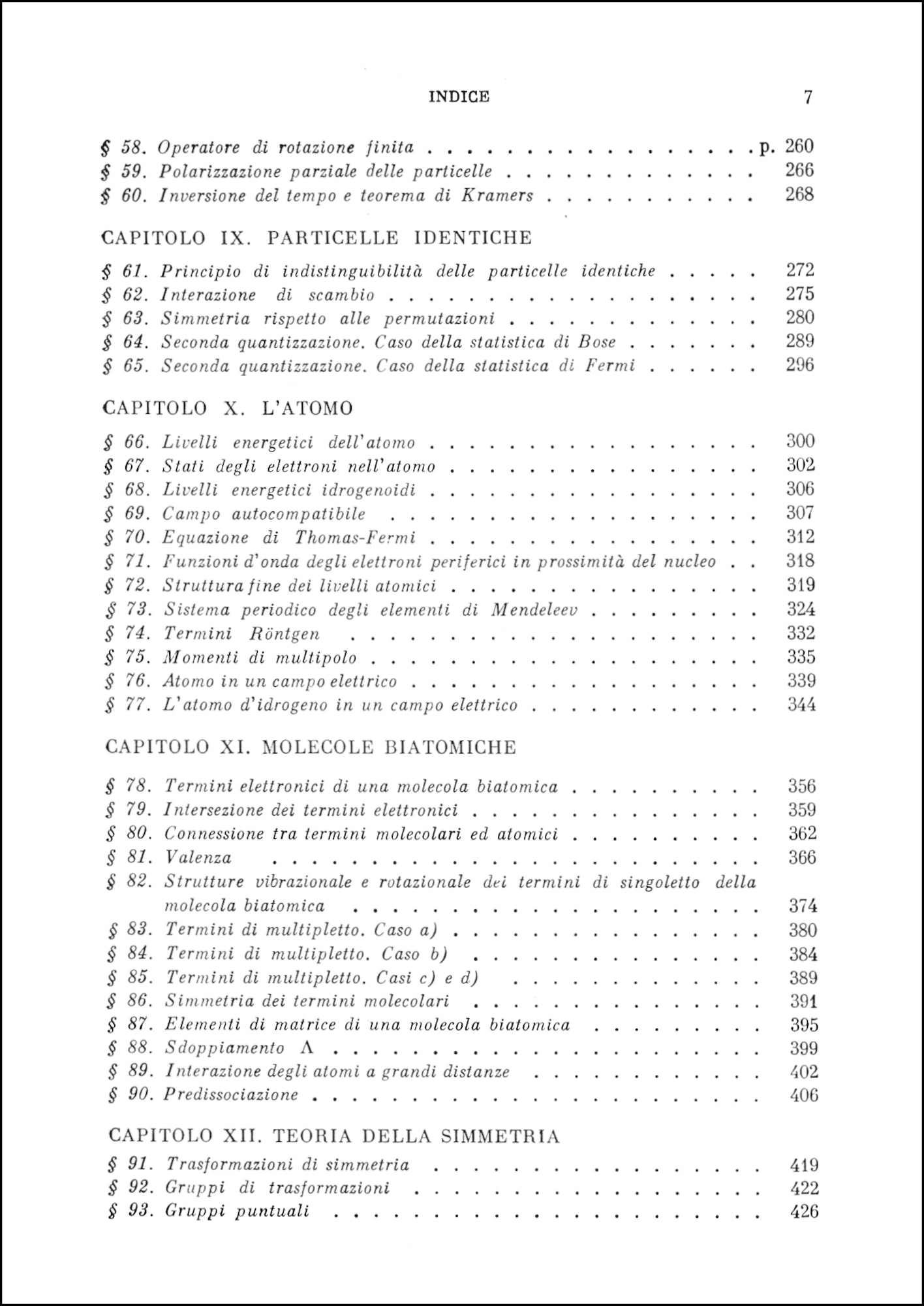 Fisica Teorica 3 - Meccanica quantistica - Teoria non relativistica