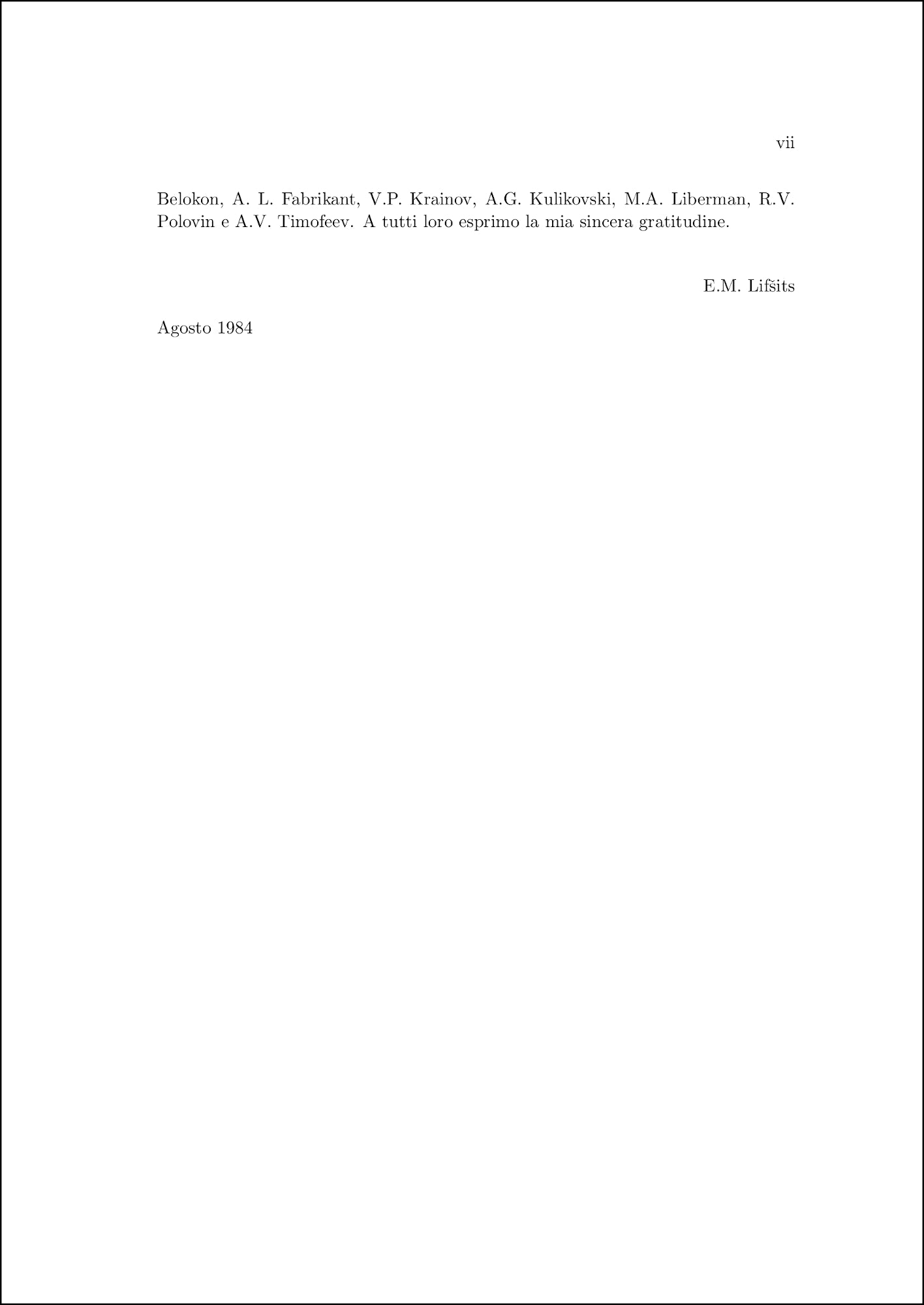 Fisica Teorica 6 - Meccanica dei fluidi