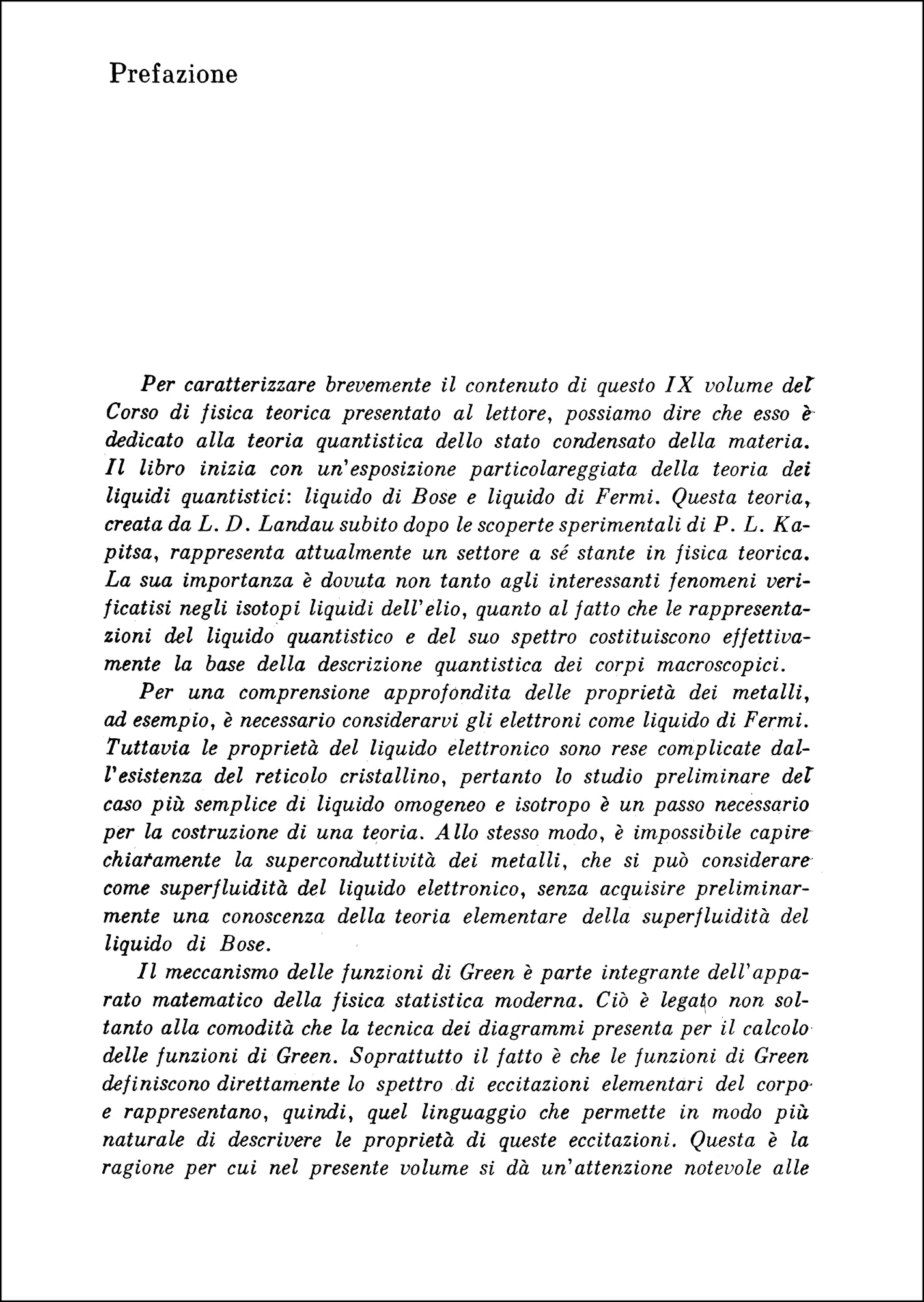 Fisica Teorica 9 - Fisica statistica - Seconda parte - Teoria dello stato condensato