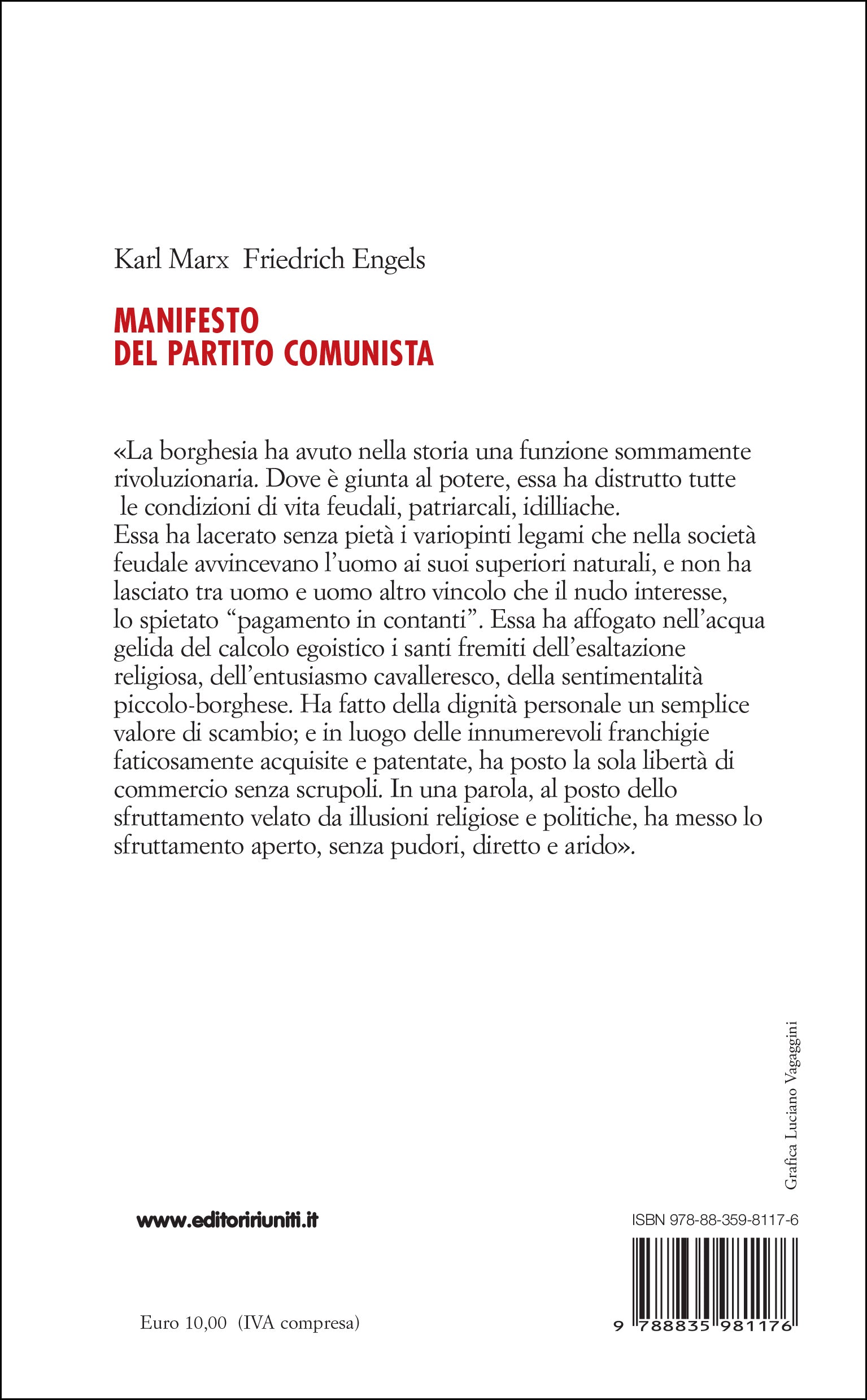 Manifesto del Partito Comunista