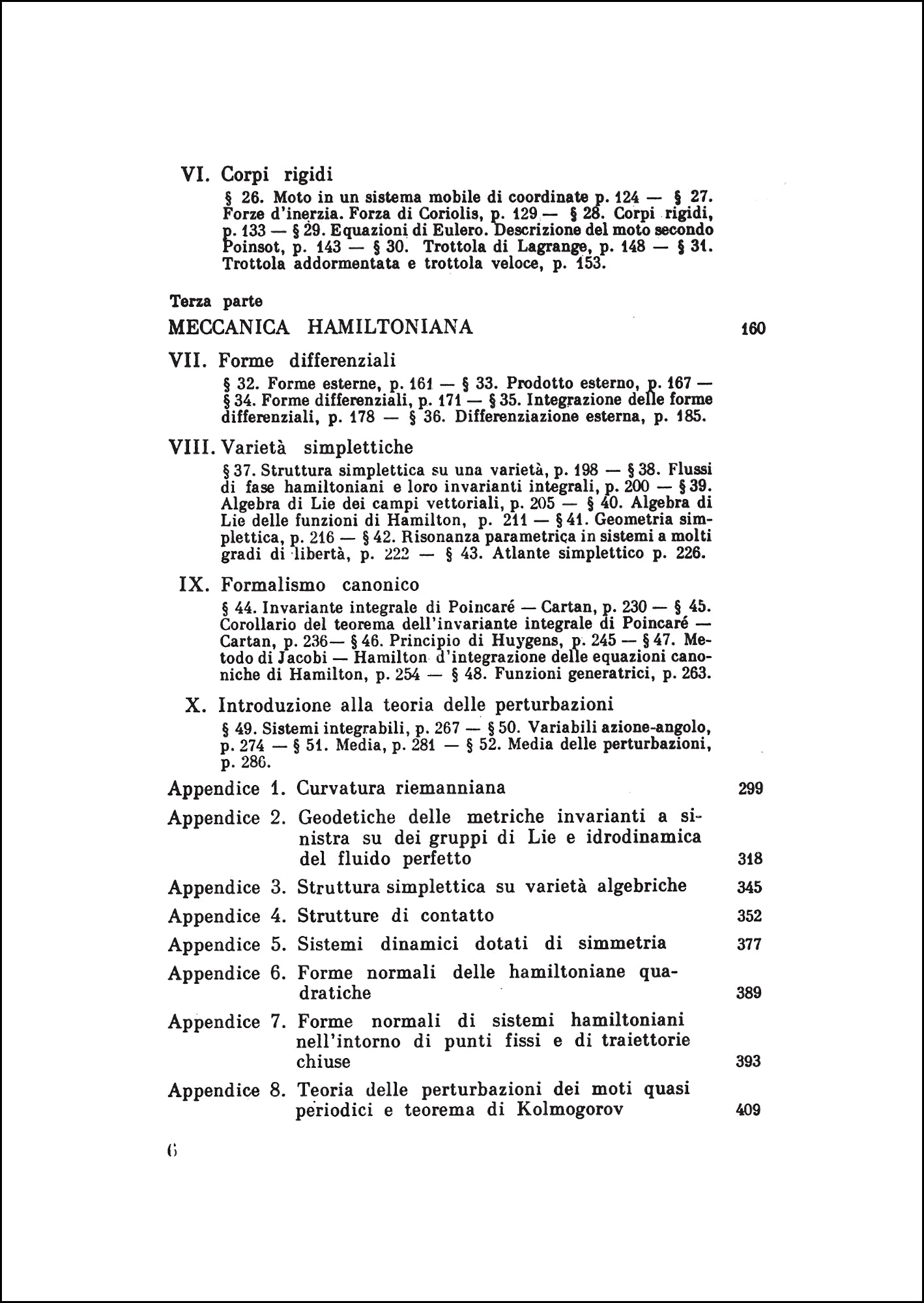 Metodi matematici della meccanica classica
