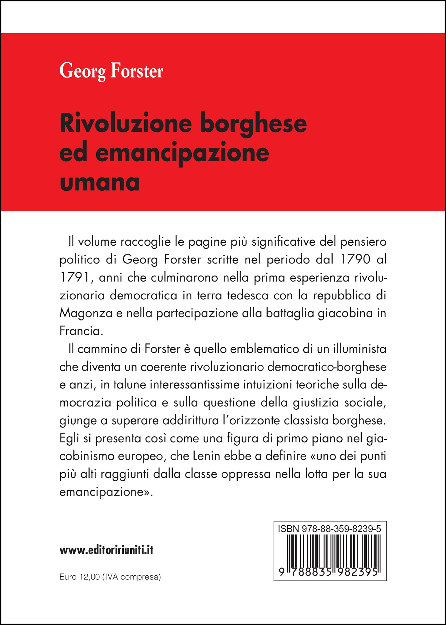 Rivoluzione borghese ed emancipazione umana