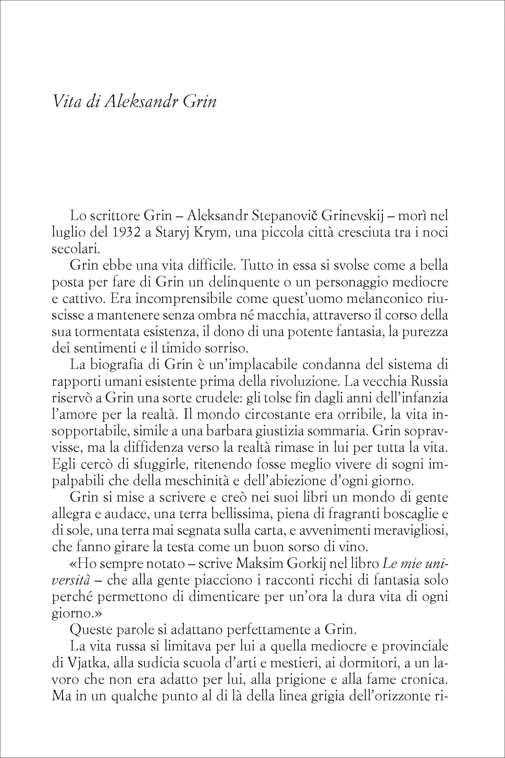 libro aleksandr grin vele scarlatte interno