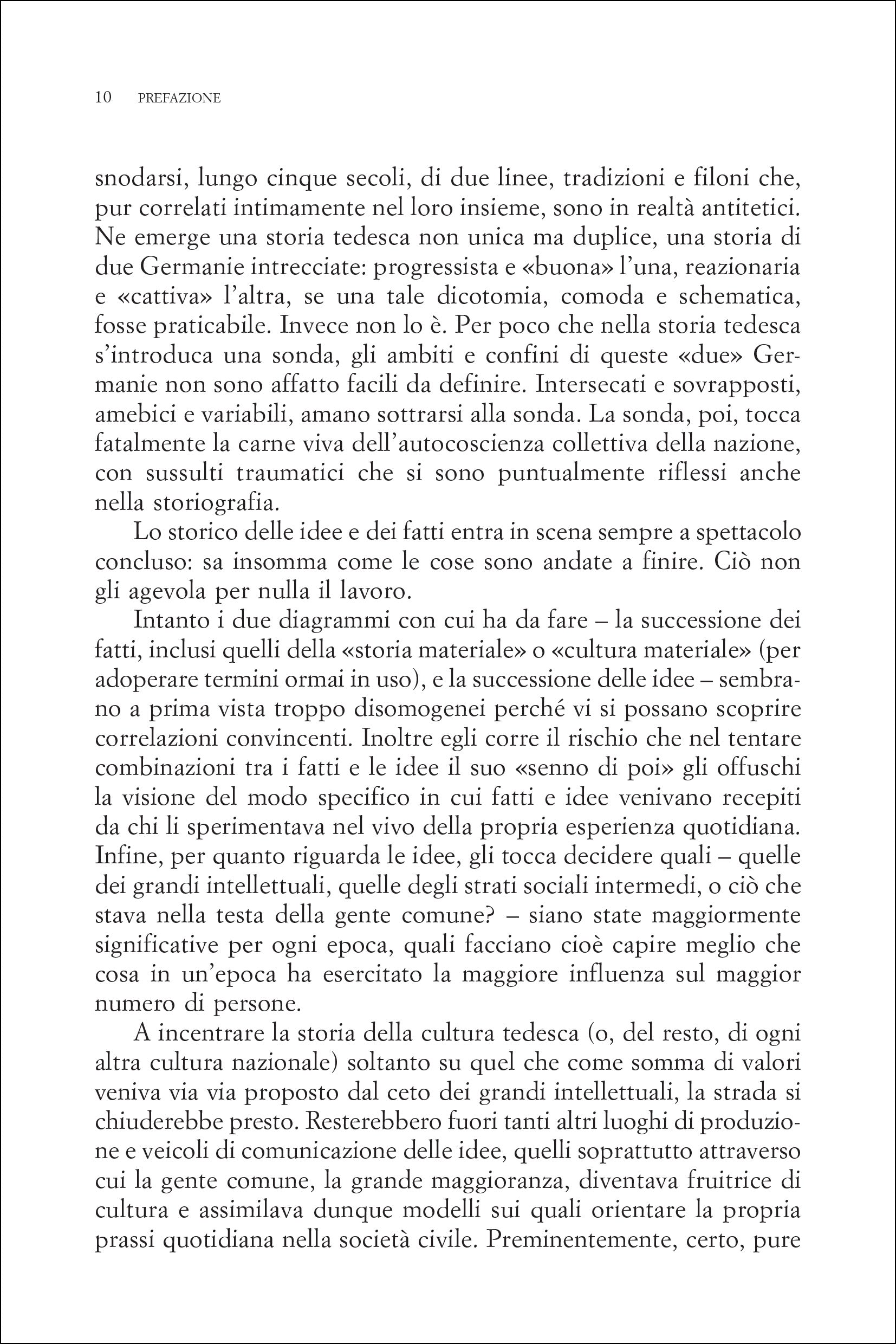 La Germania - Storia di una cultura da Lutero a Weimer