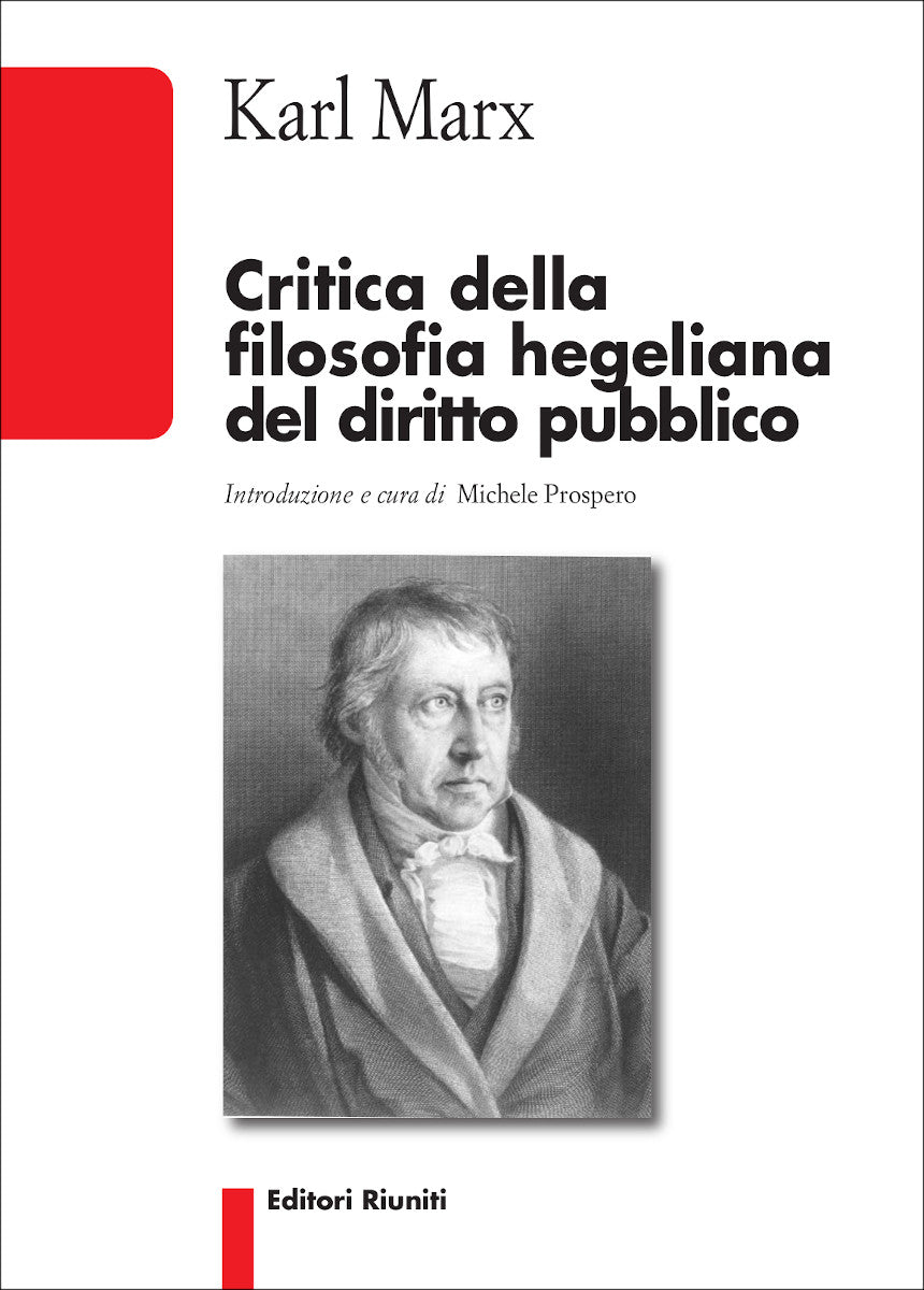 Critica della filosofia hegeliana del diritto pubblico