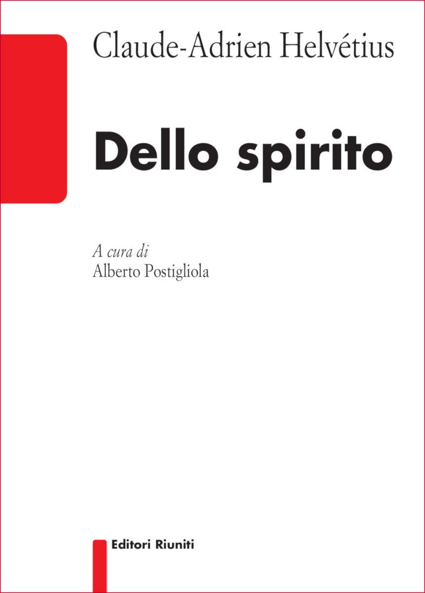 Dello spirito helvetius editori riuniti