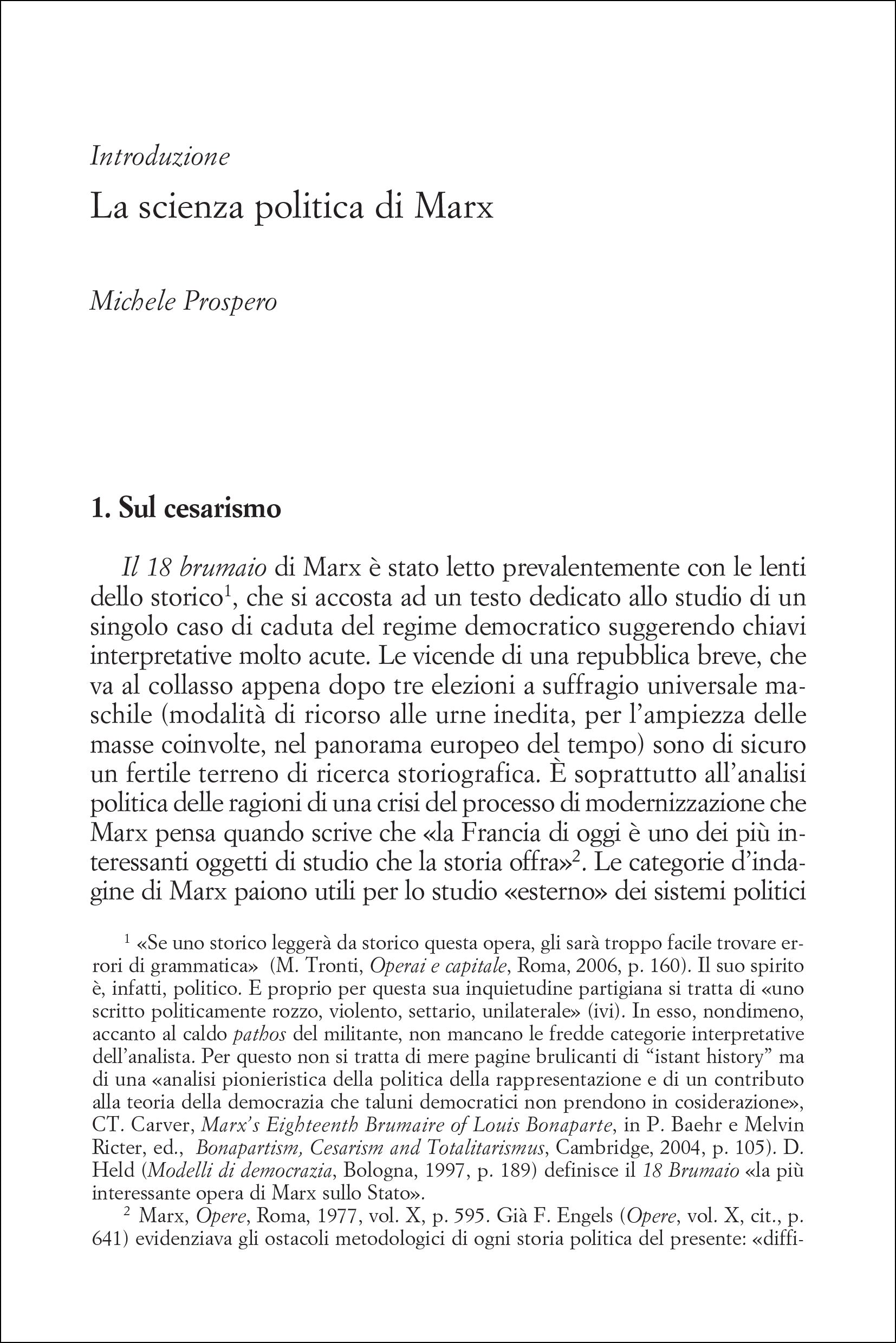 Il 18 Brumaio di Luigi Bonaparte