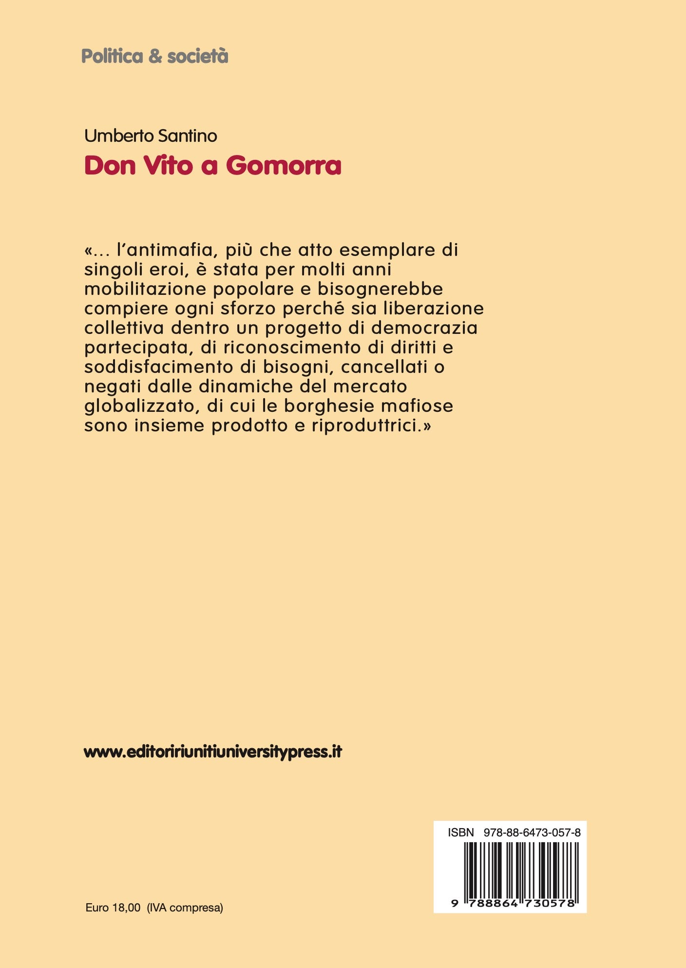 Don Vito a Gomorra. Mafia e antimafia tra papelli, pizzini e bestseller