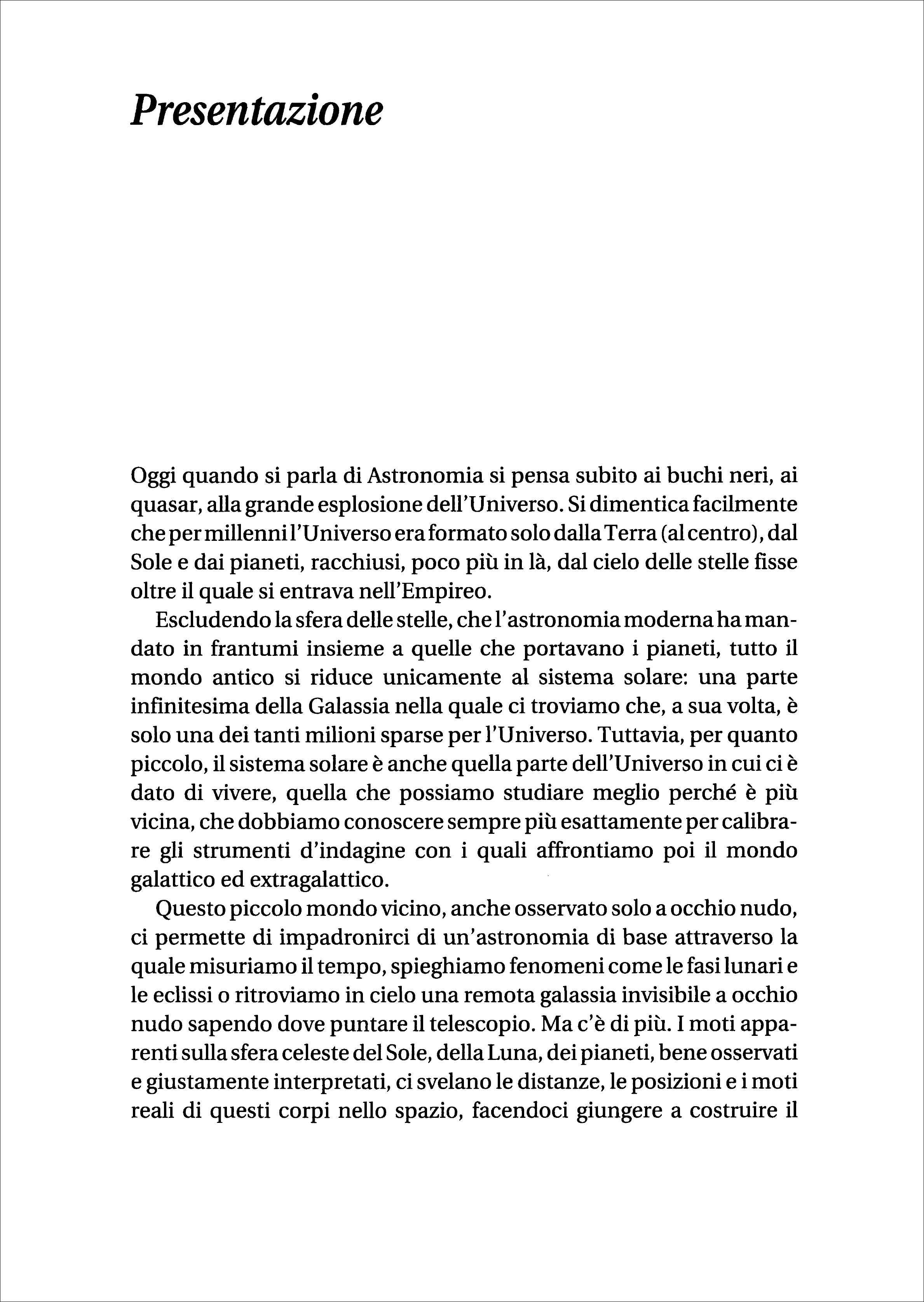 Introduzione all' astronomia. Esercitazioni e problemi per lo studio dei fenomeni celesti
