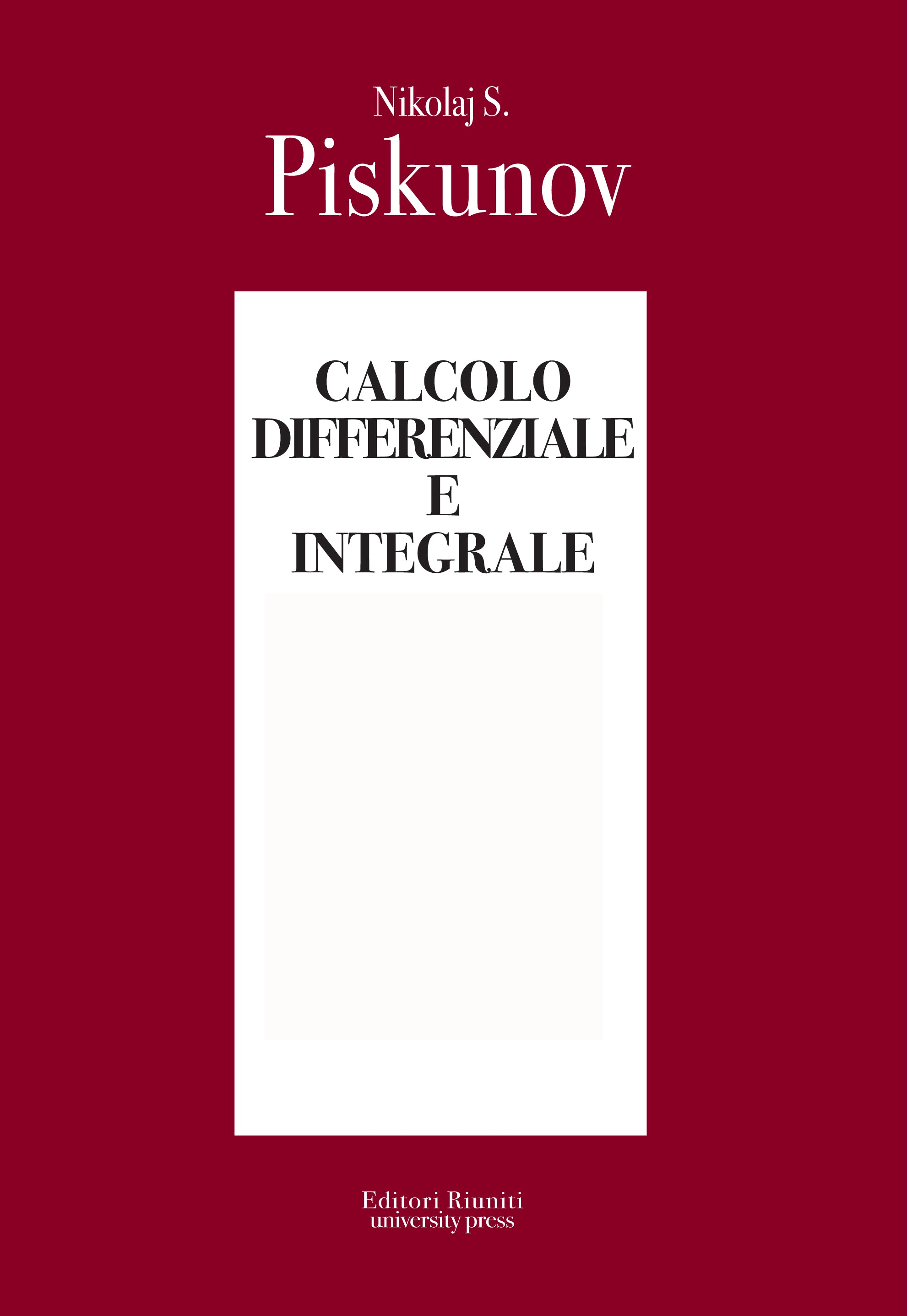 Calcolo differenziale e integrale Vol. 1-2