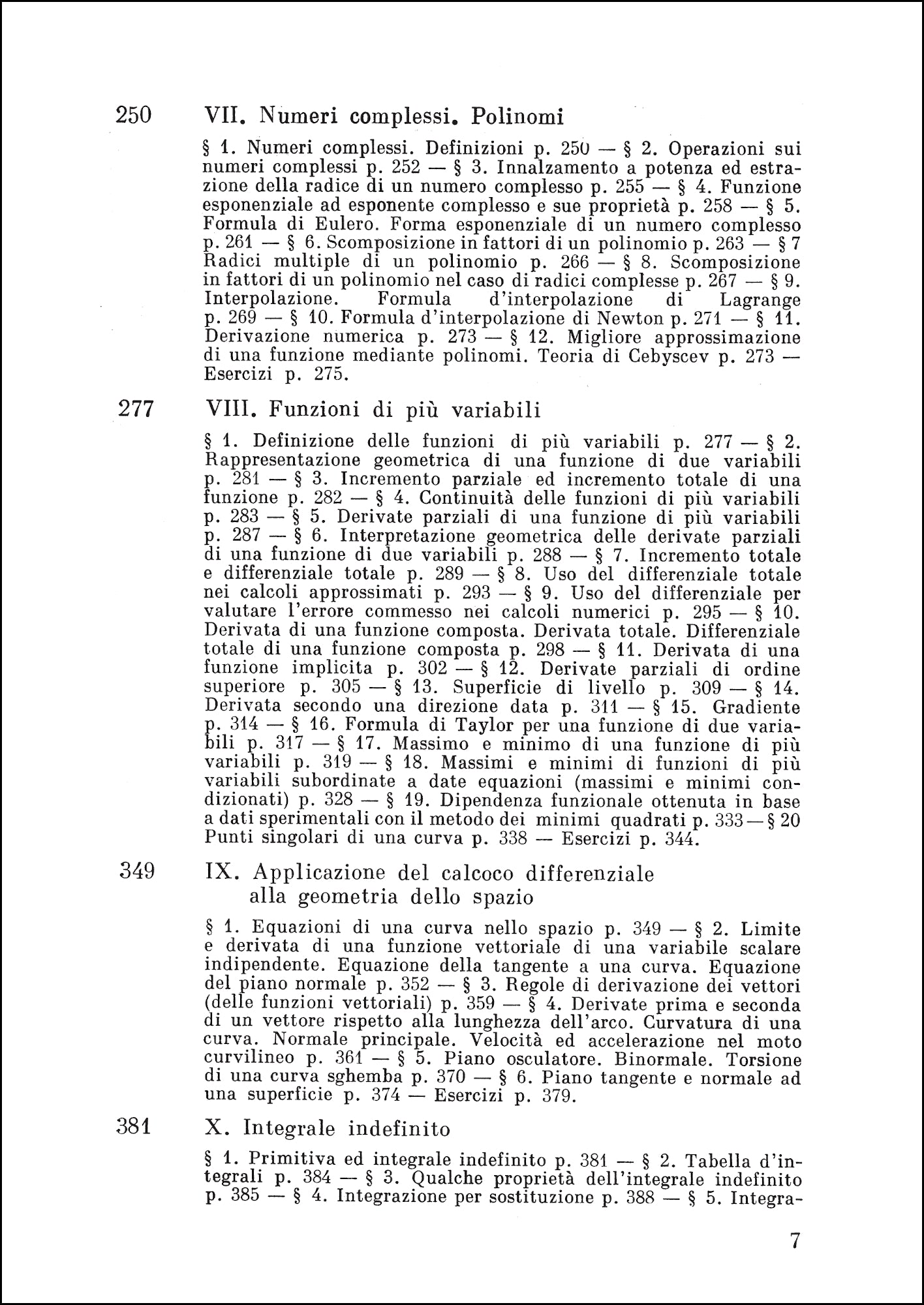 Calcolo differenziale e integrale Vol. 1-2