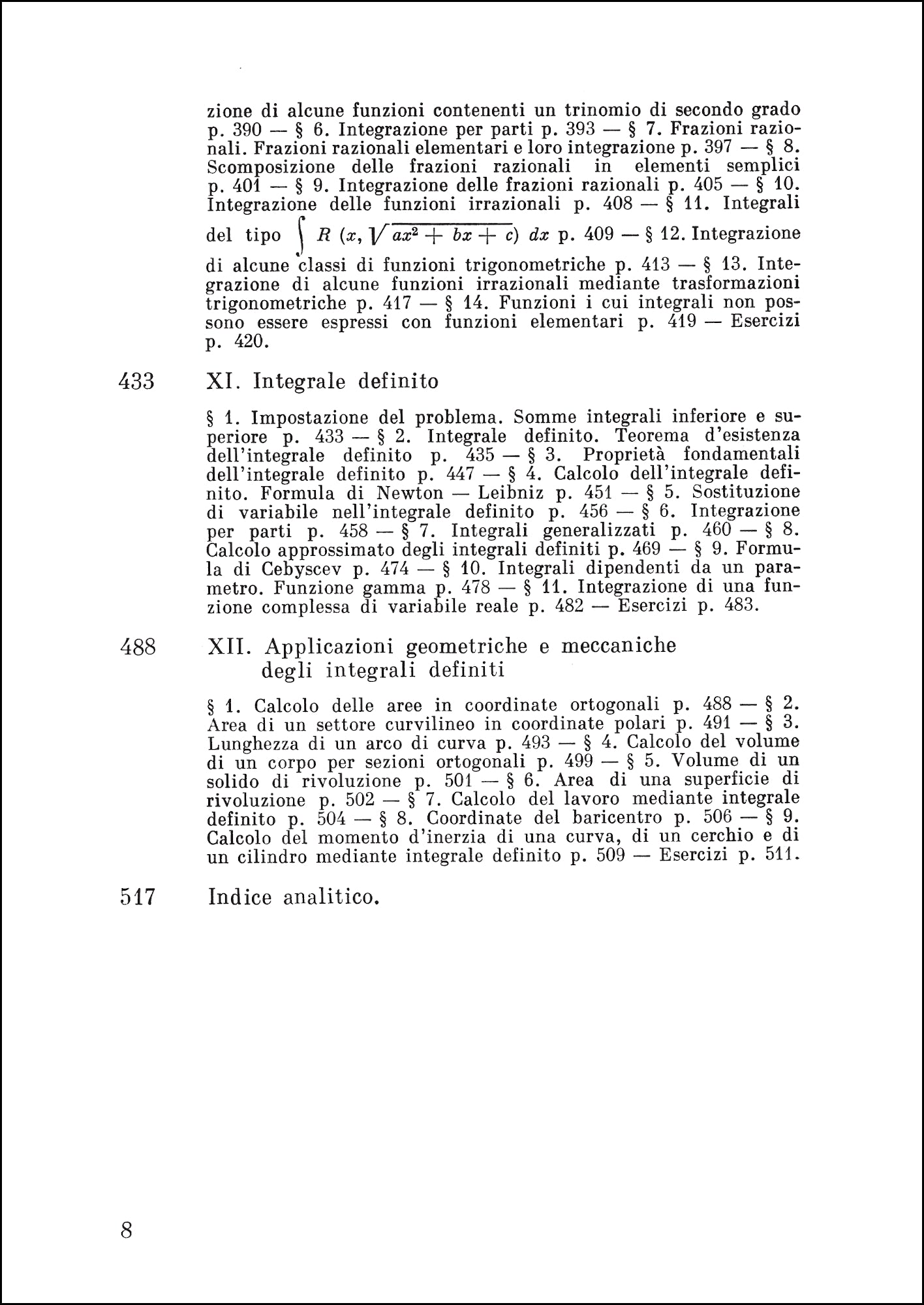 Calcolo differenziale e integrale Vol. 1-2