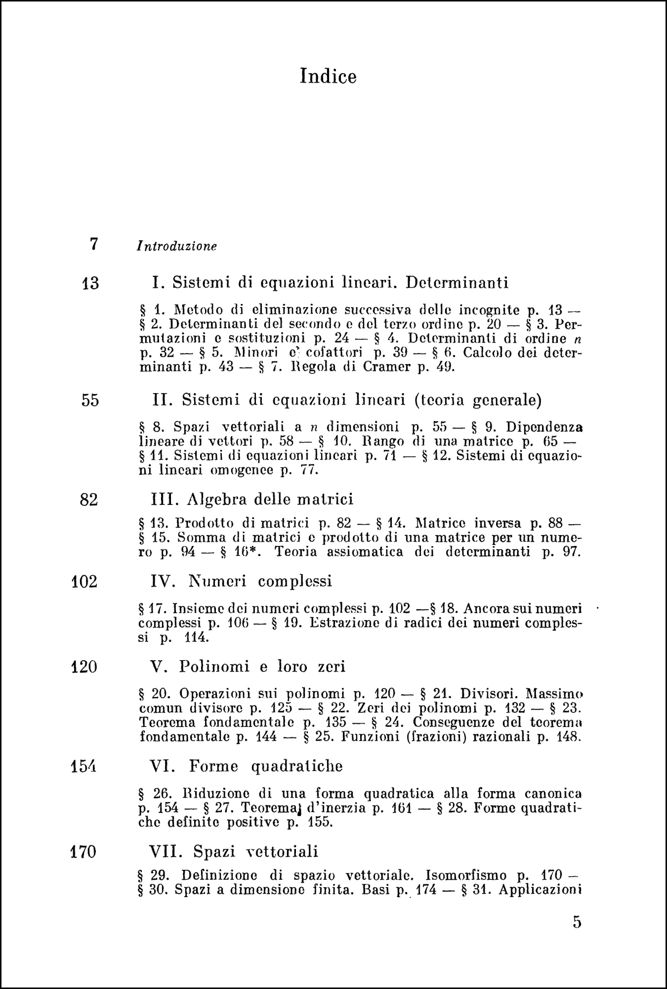Corso di algebra superiore