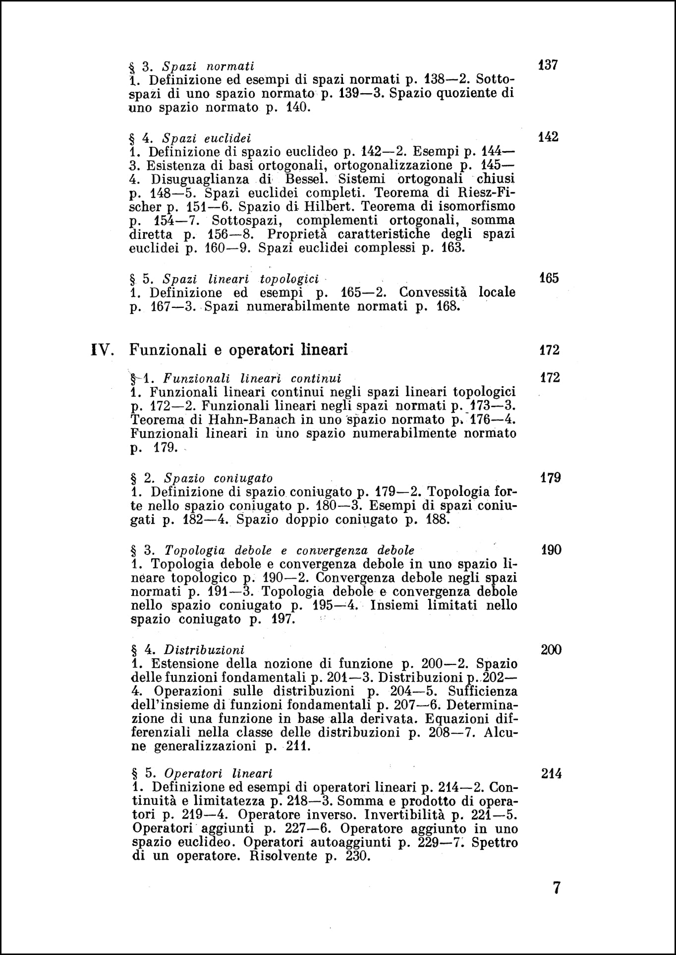 Elementi di teoria delle funzioni e di analisi funzionale
