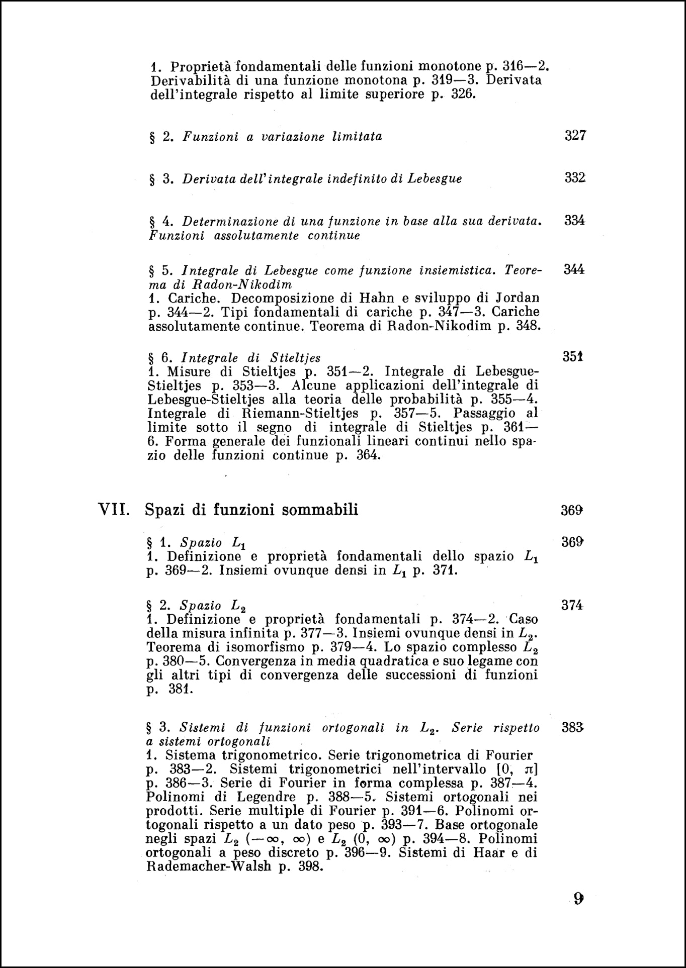 Elementi di teoria delle funzioni e di analisi funzionale