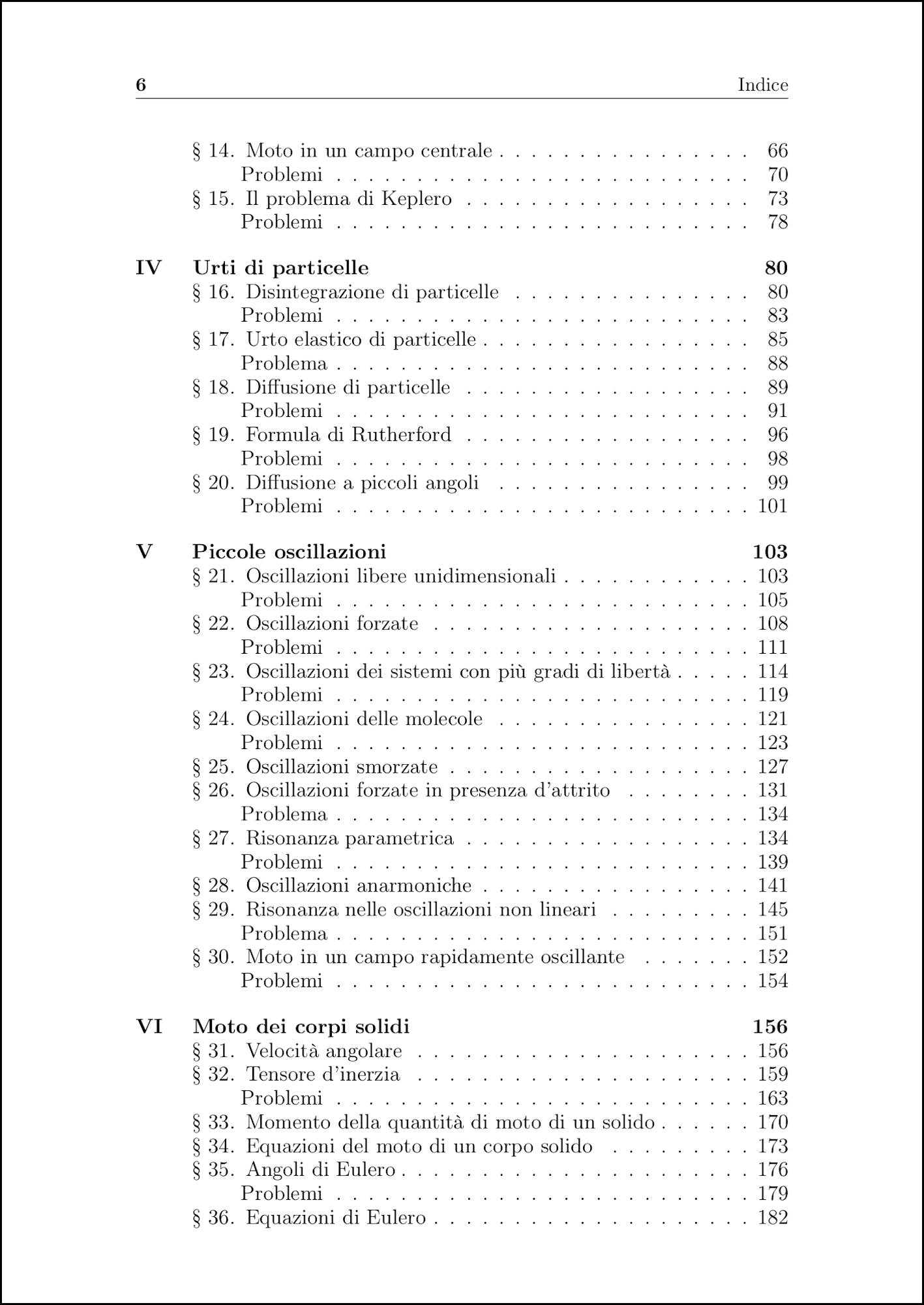 Fisica Teorica 1 - Meccanica