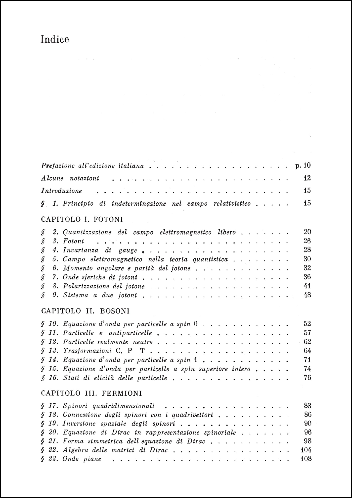 Fisica Teorica 4 - Teoria quantistica relativistica