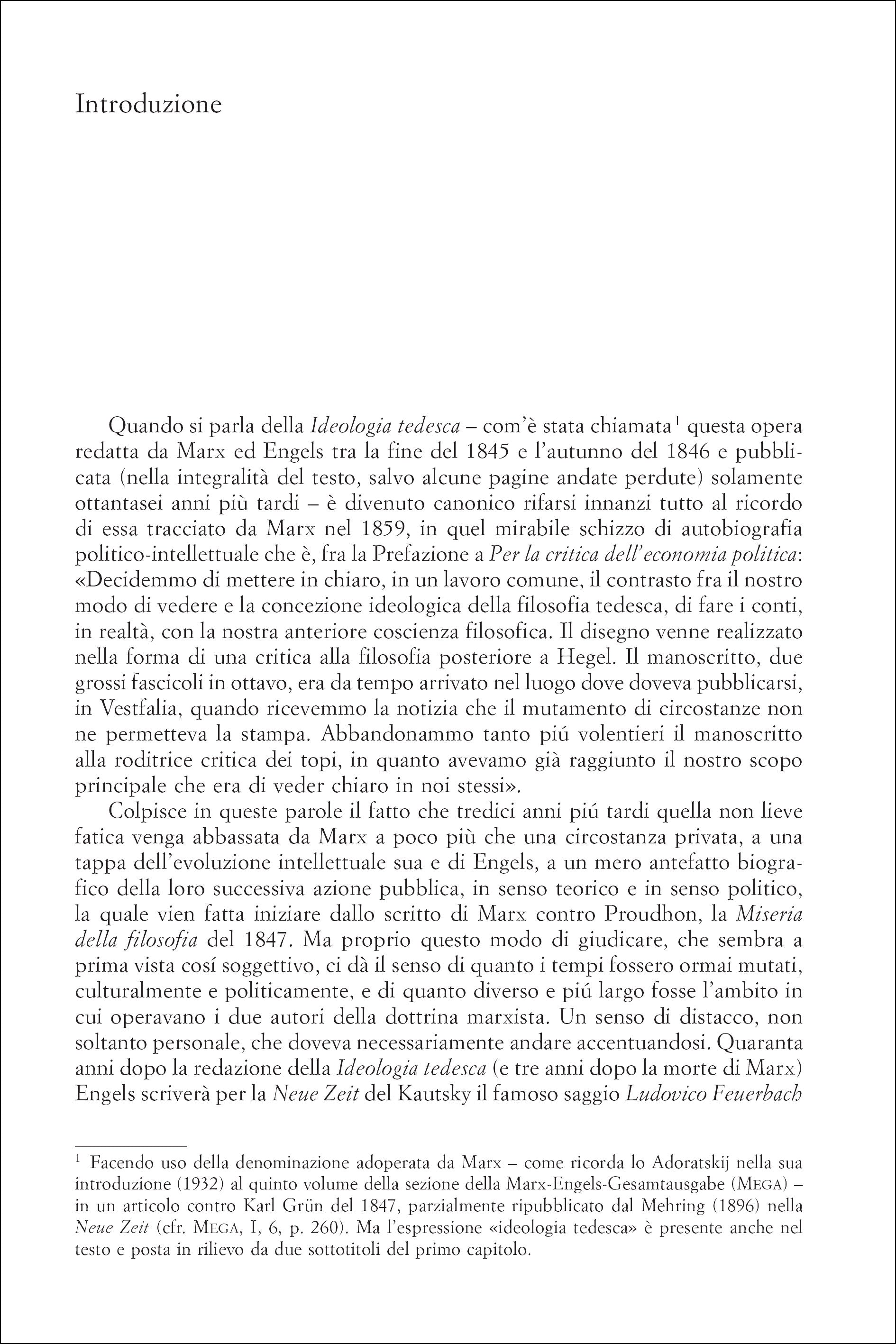 L' ideologia tedesca