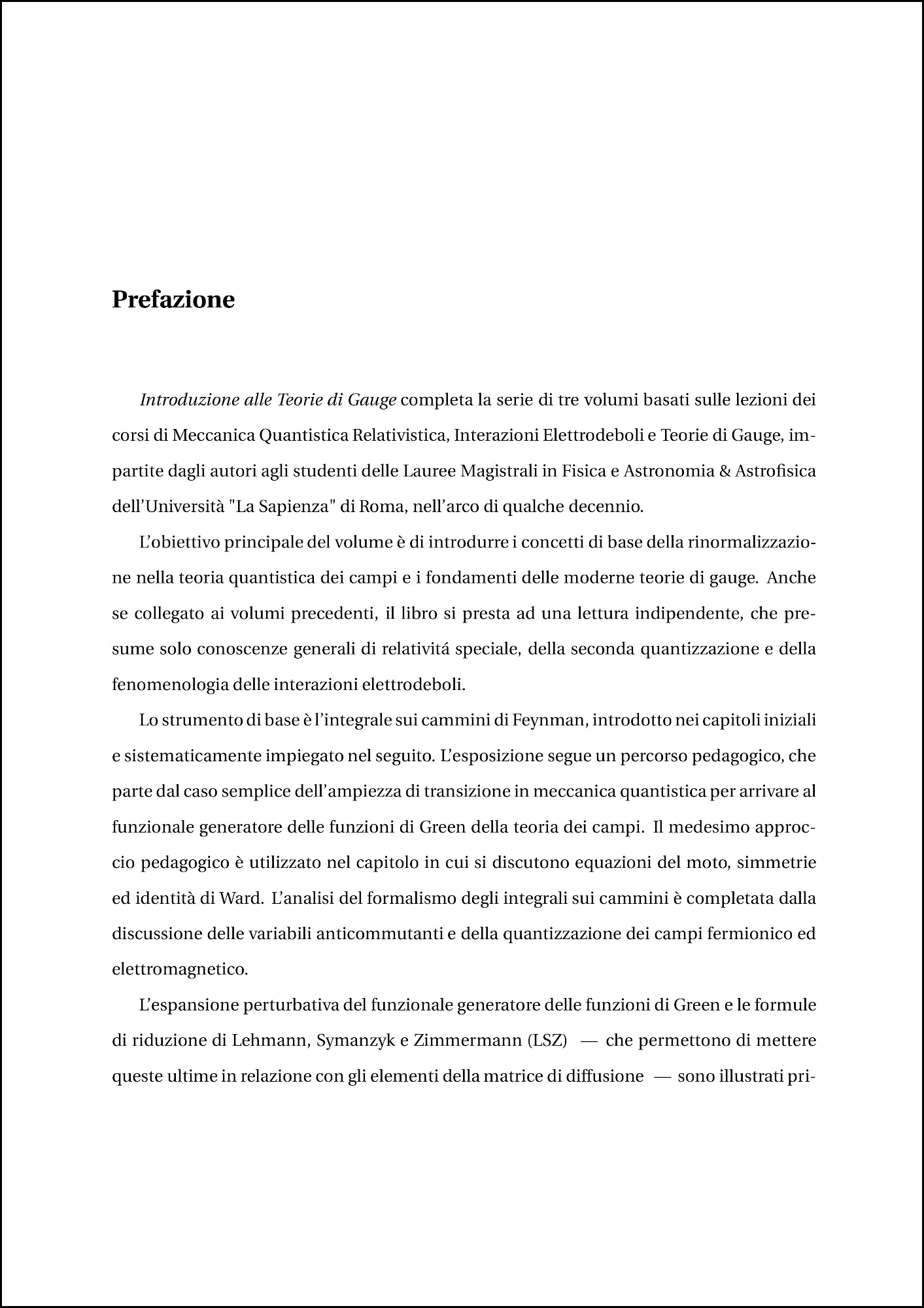 Introduzione alle teorie di gauge