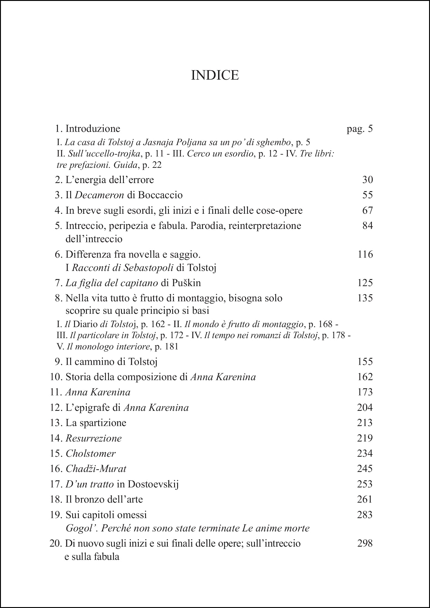 L'energia dell'errore