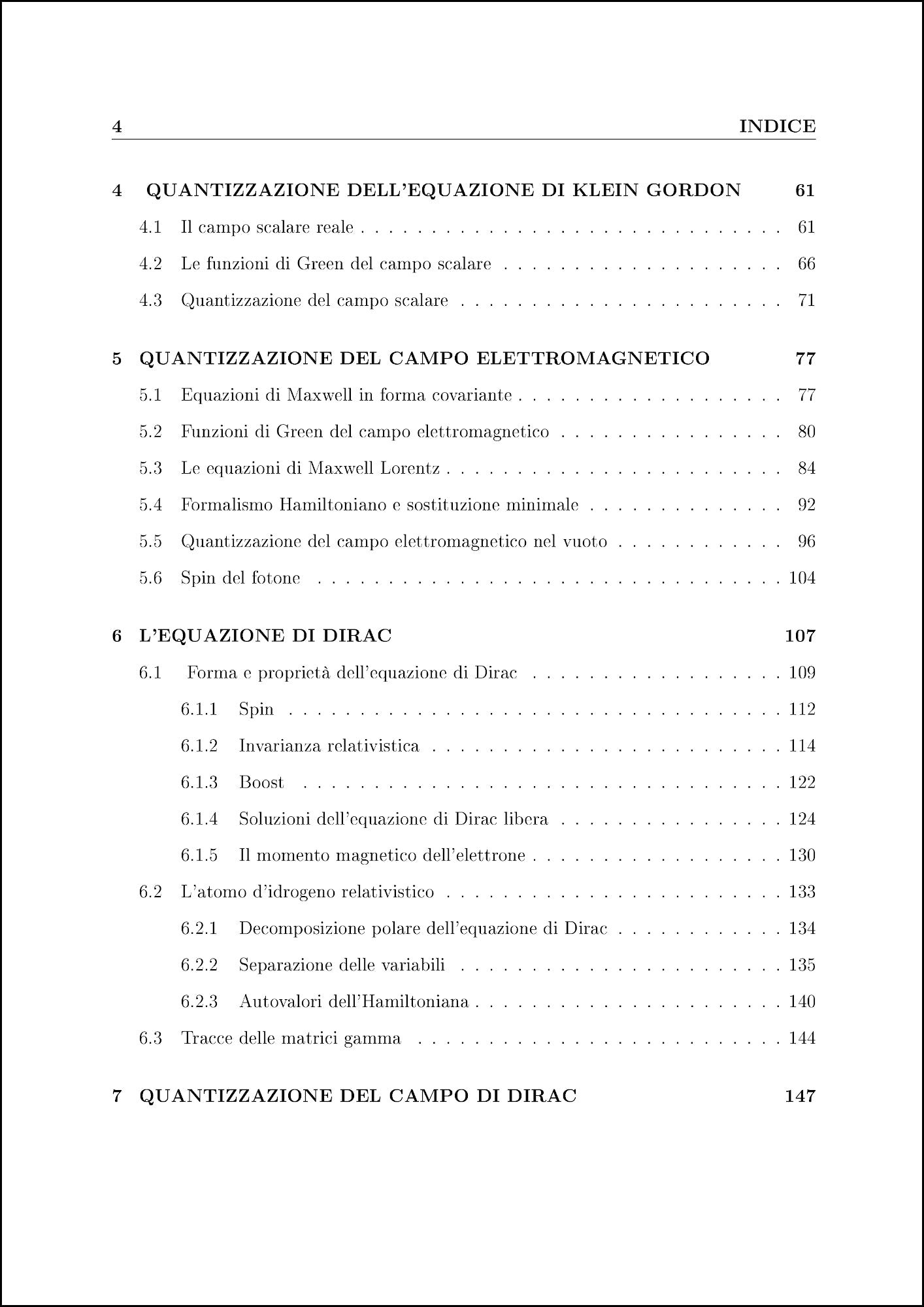 Meccanica quantistica relativistica. Introduzione alla teoria quantistica dei campi