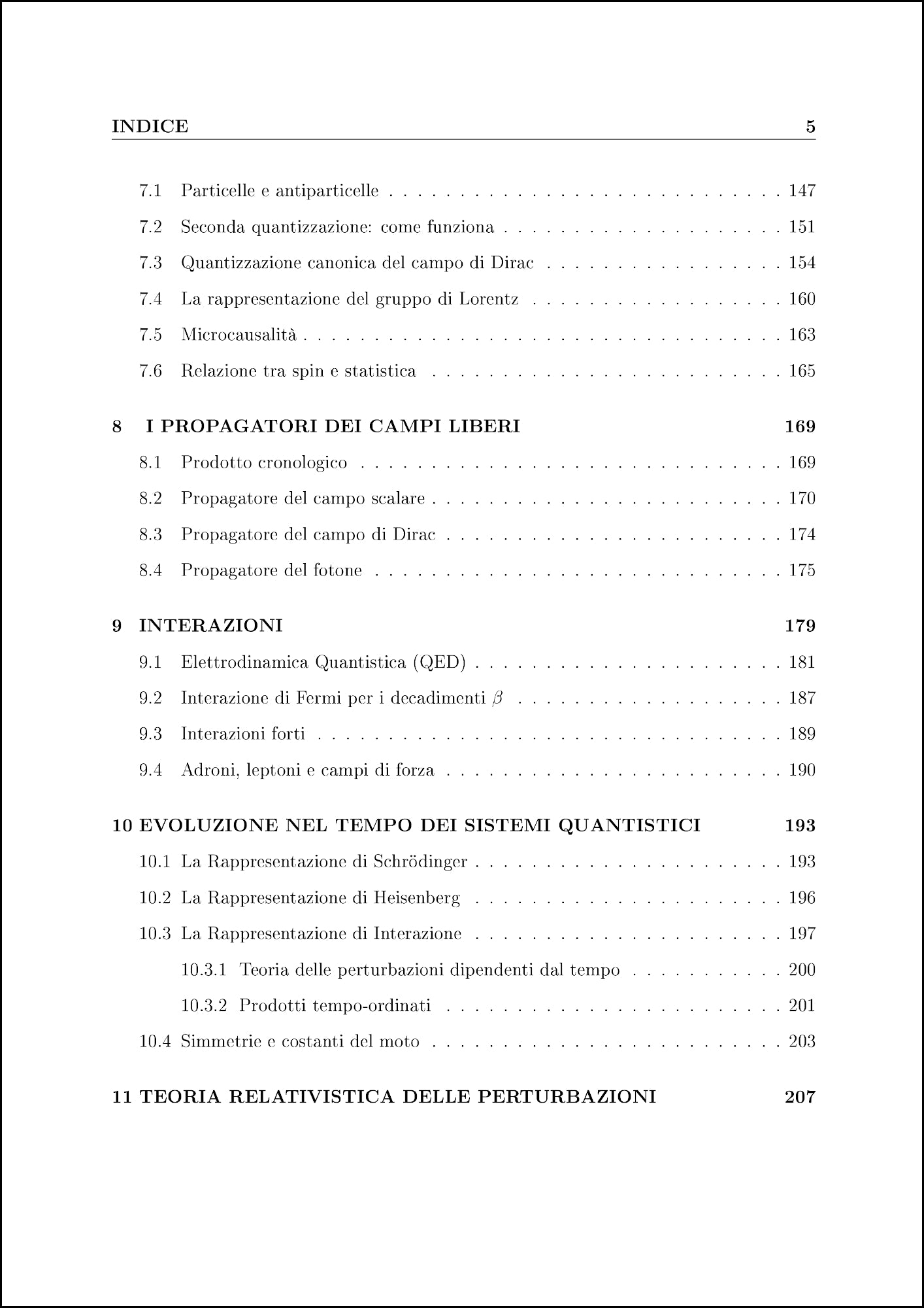Meccanica quantistica relativistica. Introduzione alla teoria quantistica dei campi