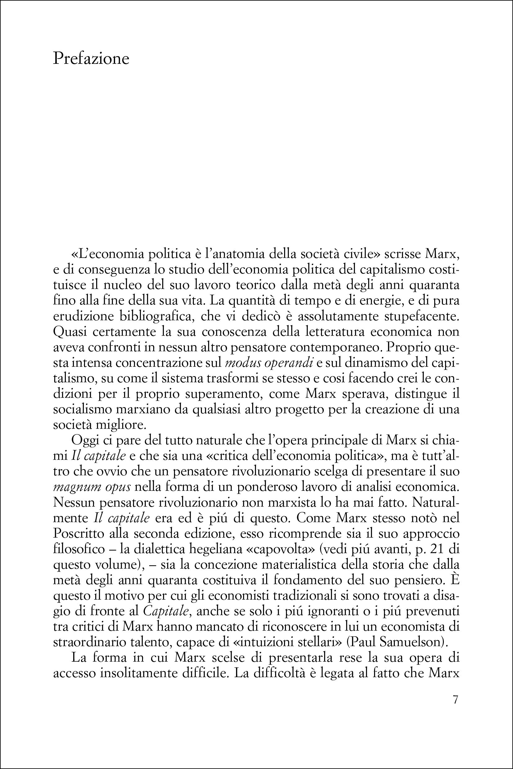 Il capitale. Libro primo