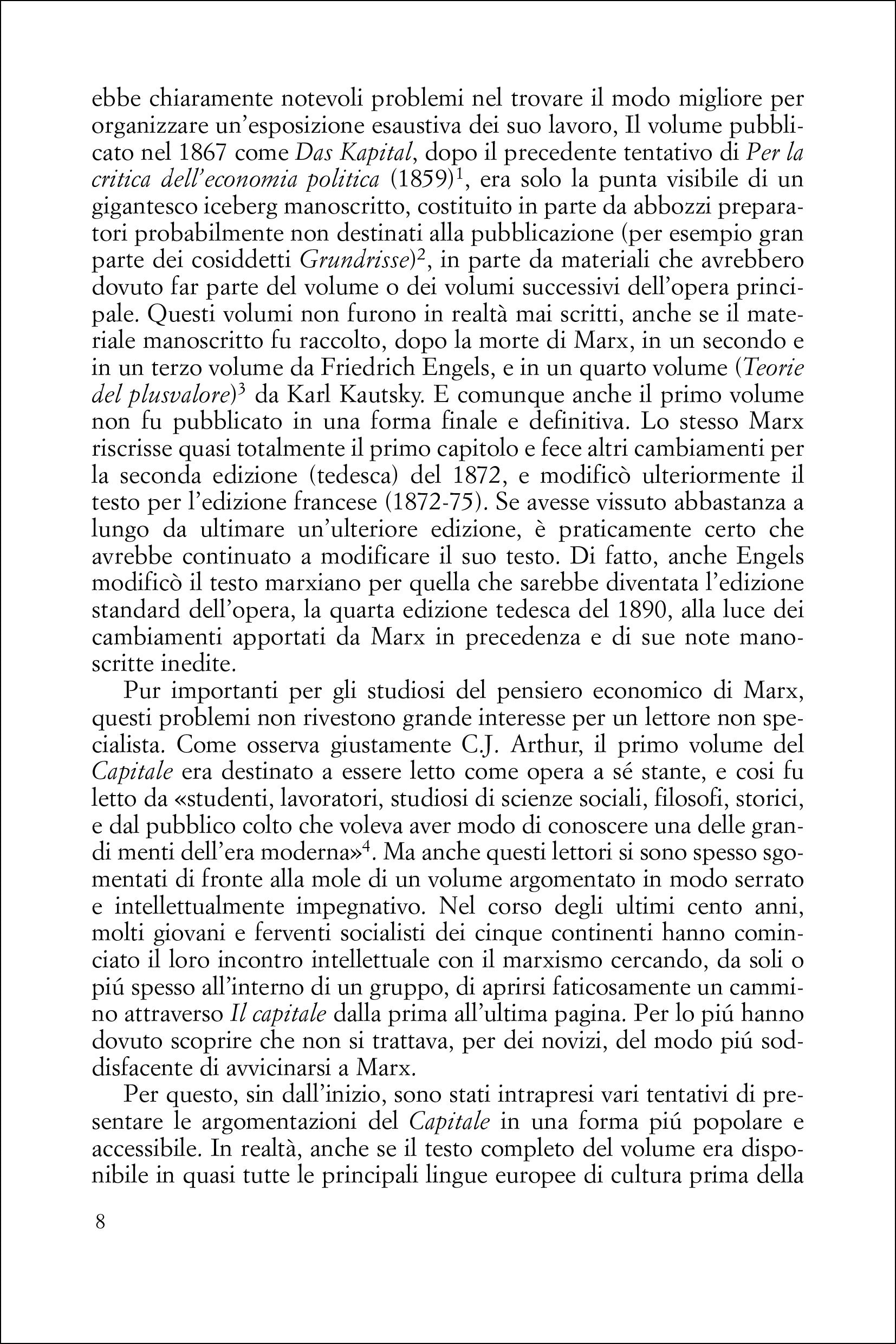 Il capitale. Libro primo